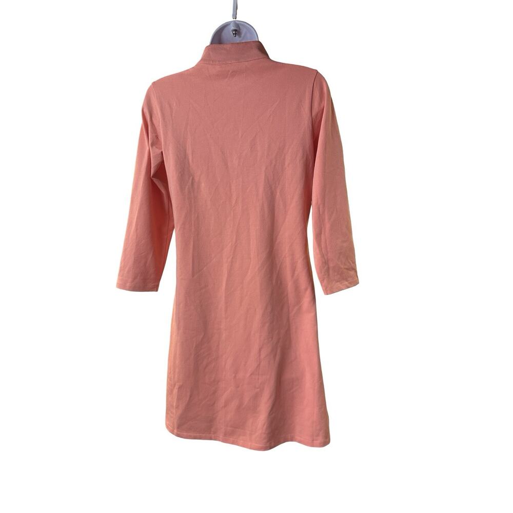 Spartina 449 Nora Half-Zip Dress in Burnt Coral Size Small EUC!!!! - Picture 2 of 9